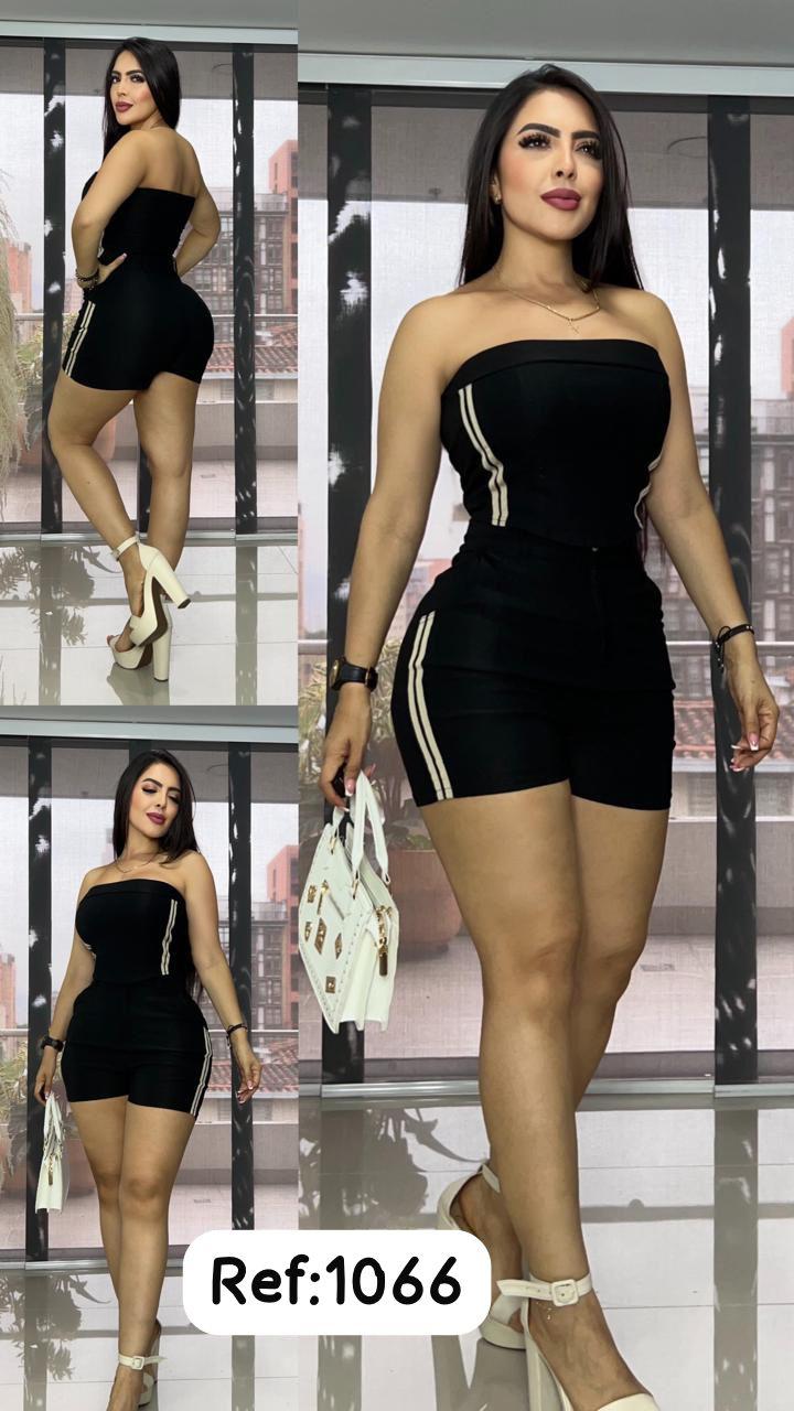 1066 short y top unicolor