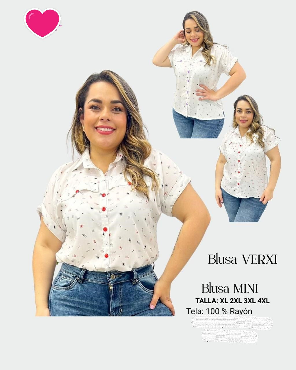 TALLA GRANDE 11 - BLUSAS XL HASTA 5XL