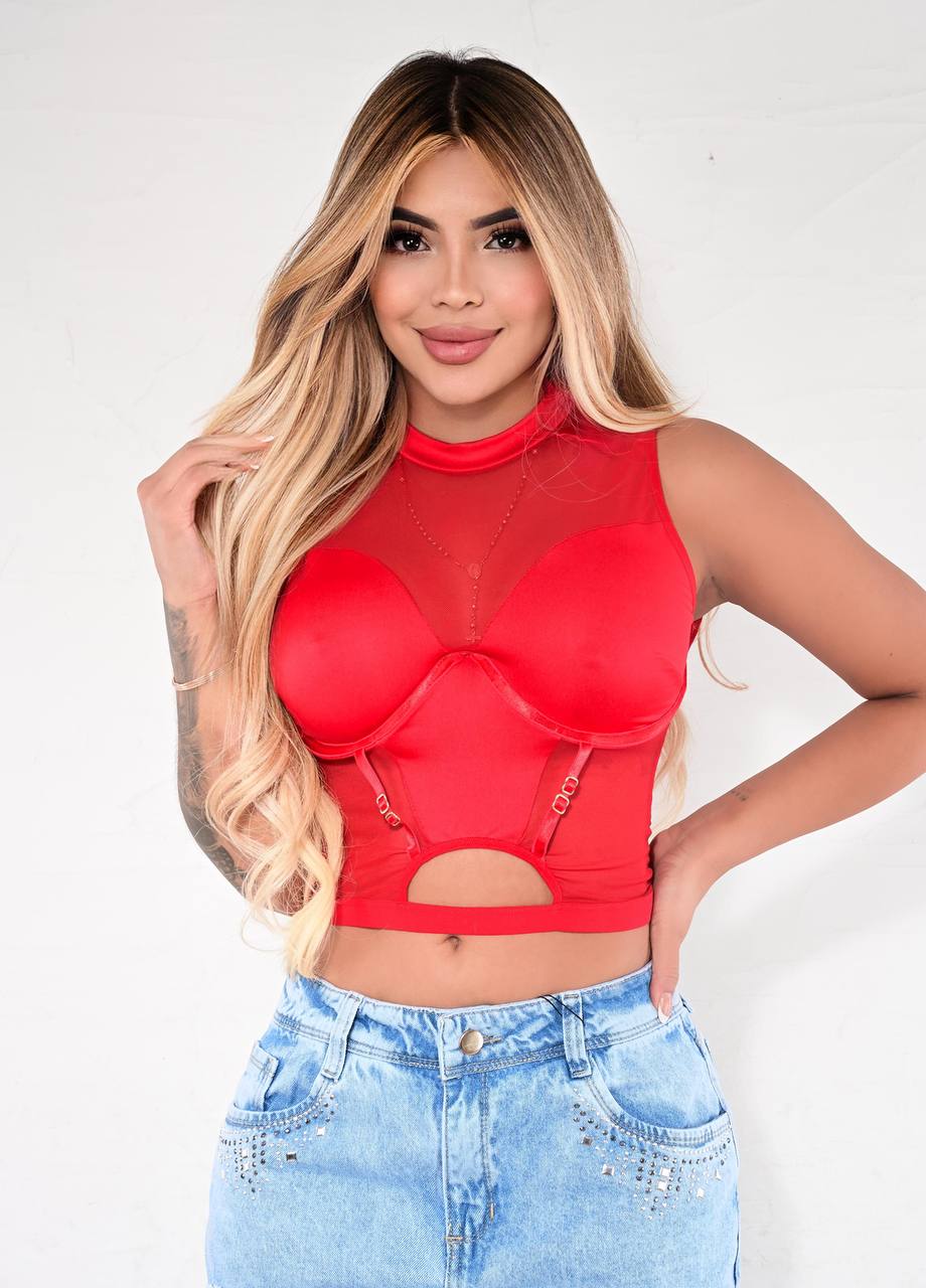 BODIES - Crop top varilla