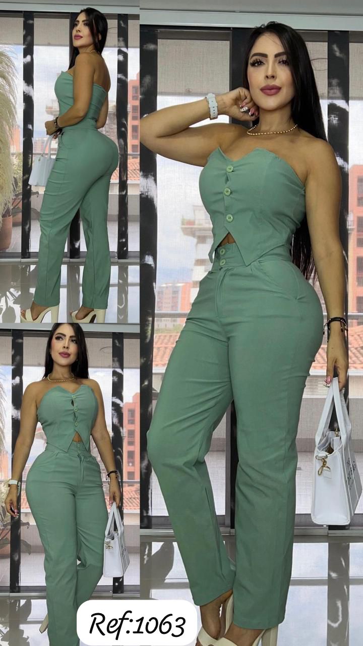 1063 conjunto dúo con chaleco