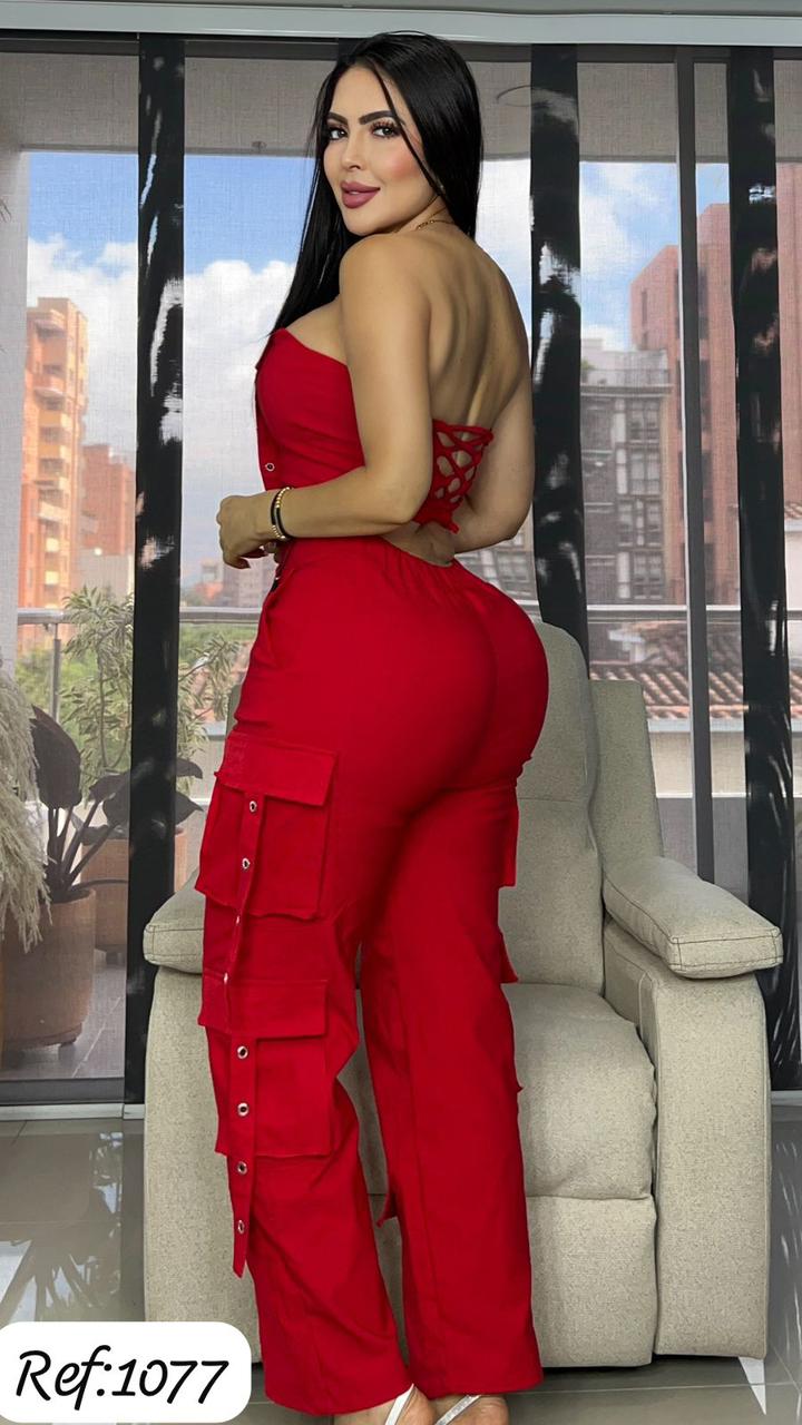 1077 Conjunto pantalón y top
