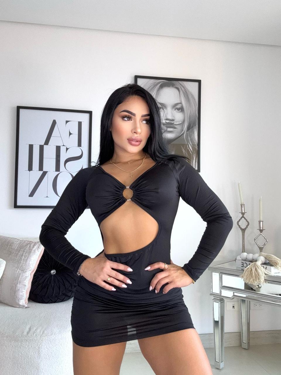 VESTIDOS CORTOS - 13 Selena Licra