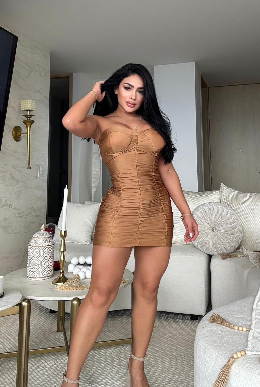 VESTIDOS CORTOS - 05 Coral