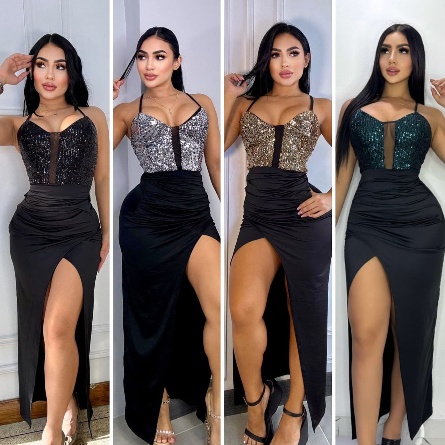 VESTIDOS PARA FIESTA - 06 Cristal Largo