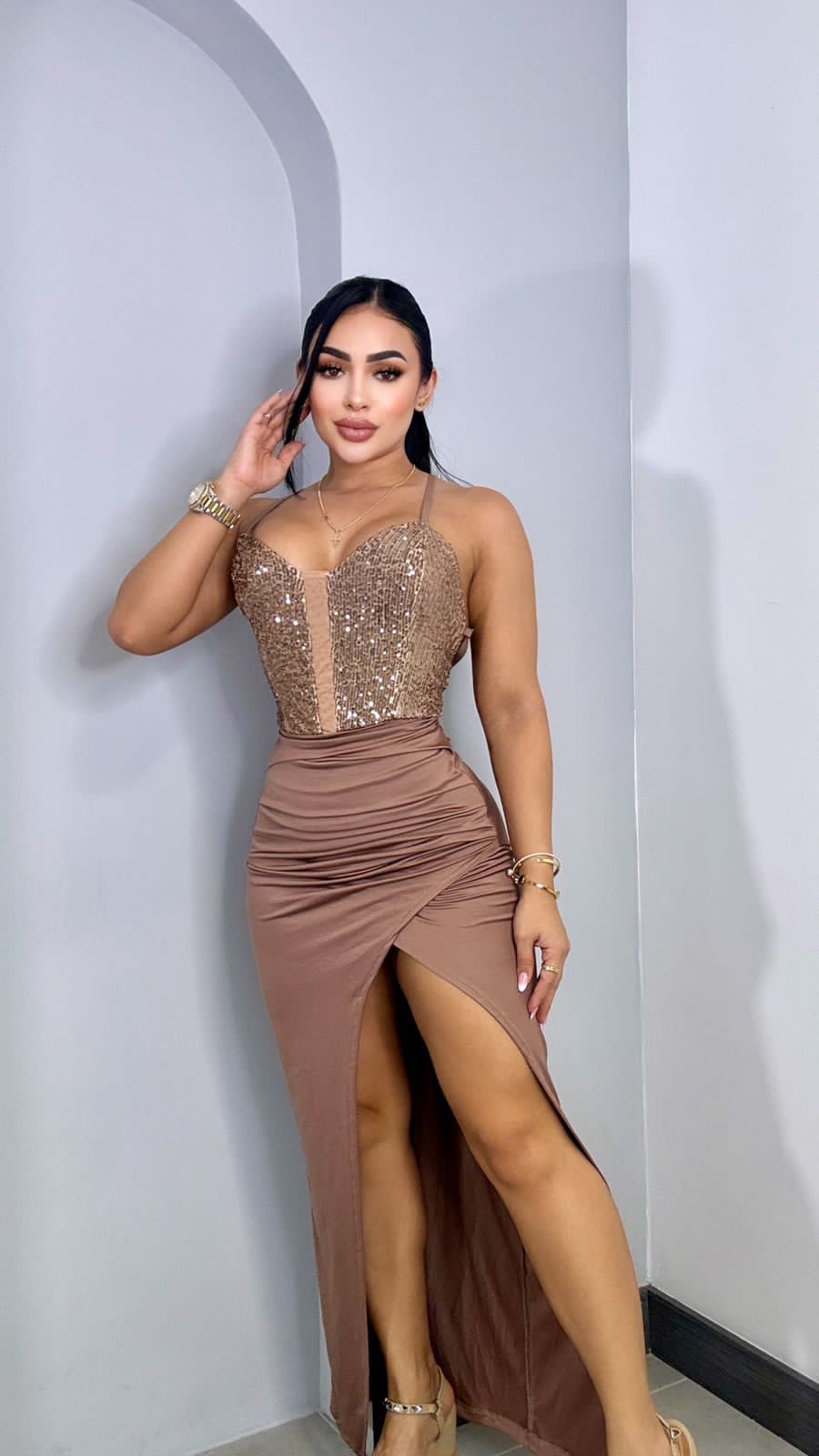 VESTIDOS PARA FIESTA - 06 Cristal Largo