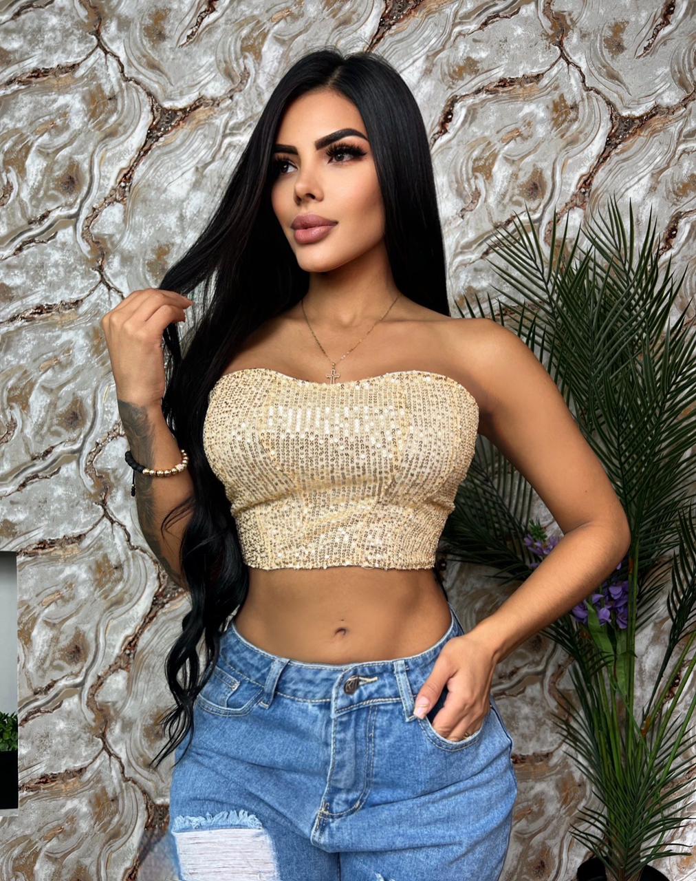 CORSETS - Corset lentejuelas