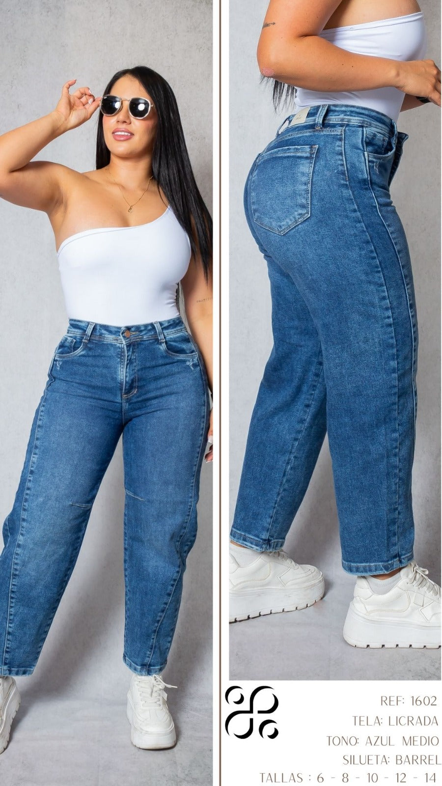 JEANS - Silueta Barrel