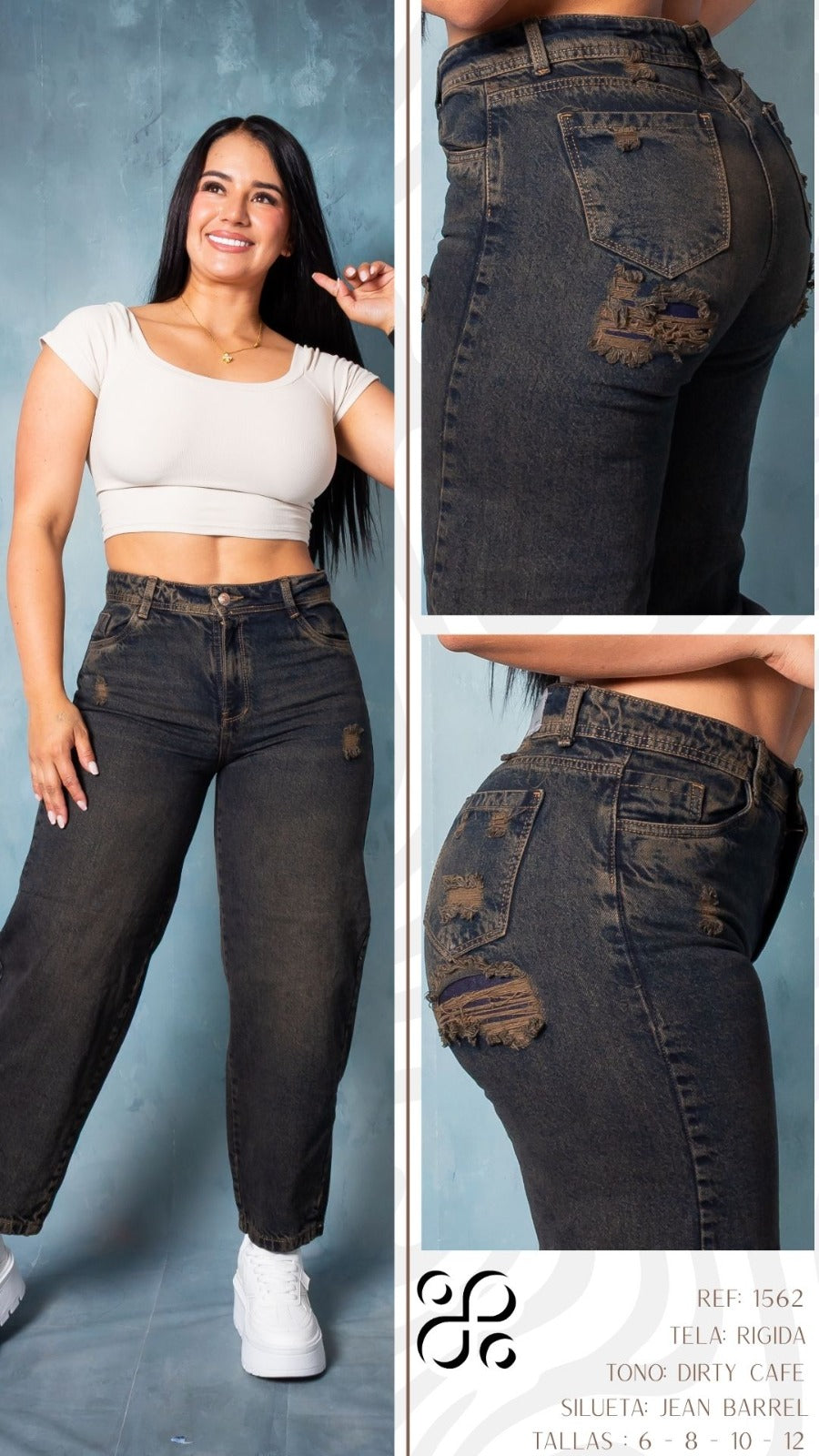JEANS - Silueta Barrel