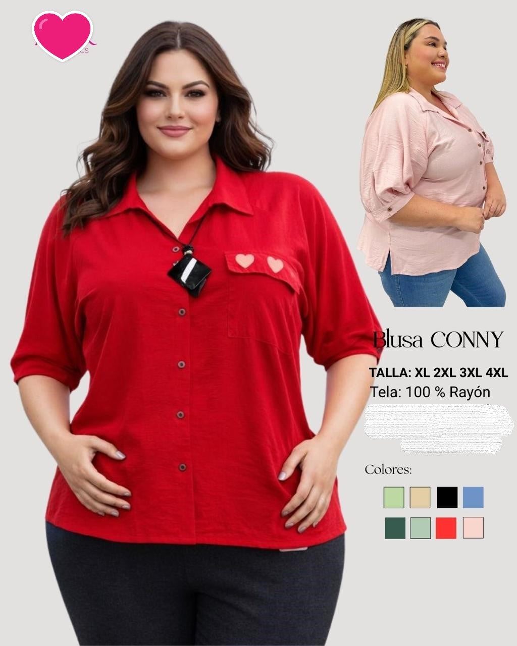TALLA GRANDE 11 - BLUSAS XL HASTA 5XL