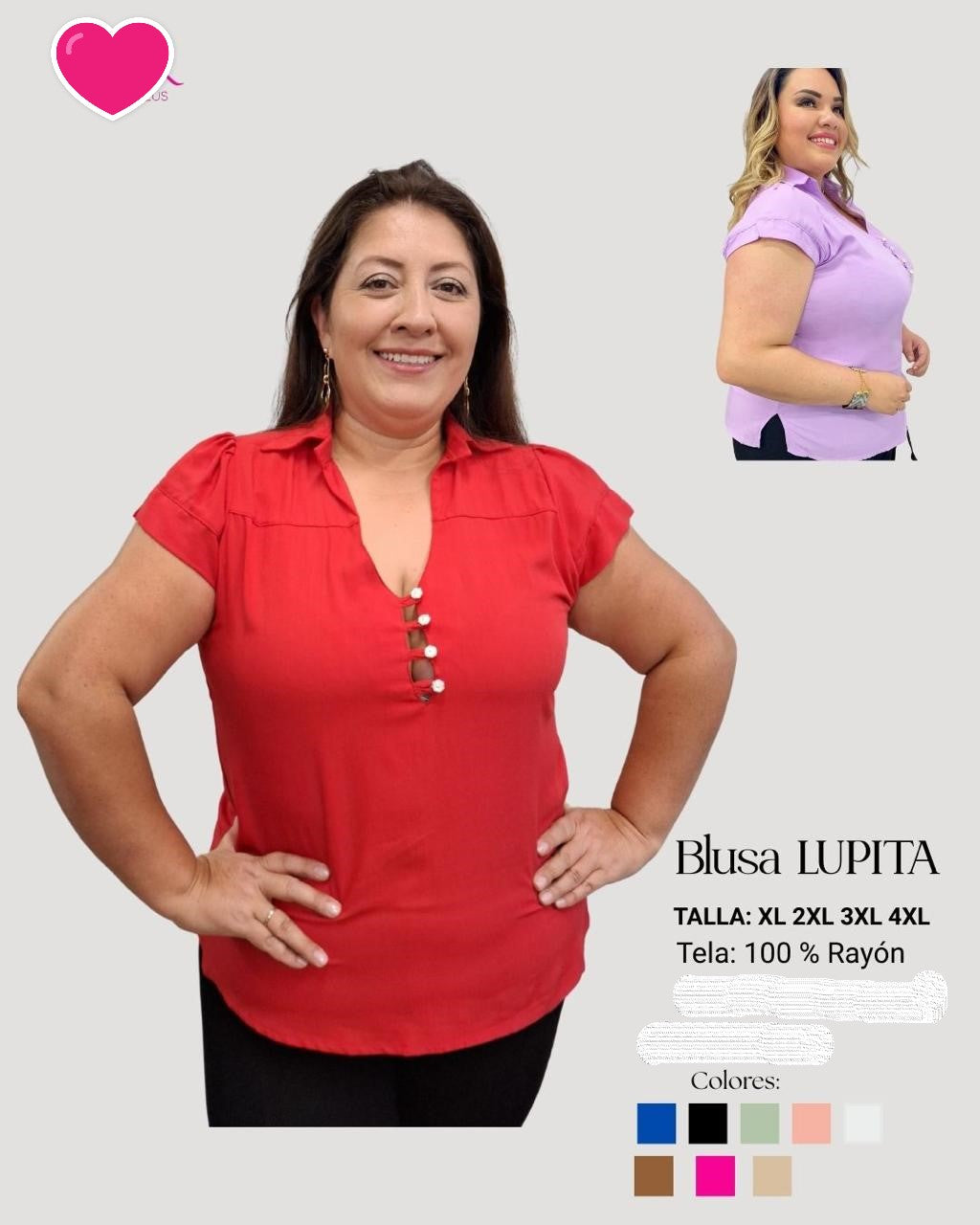 TALLA GRANDE 11 - BLUSAS XL HASTA 5XL