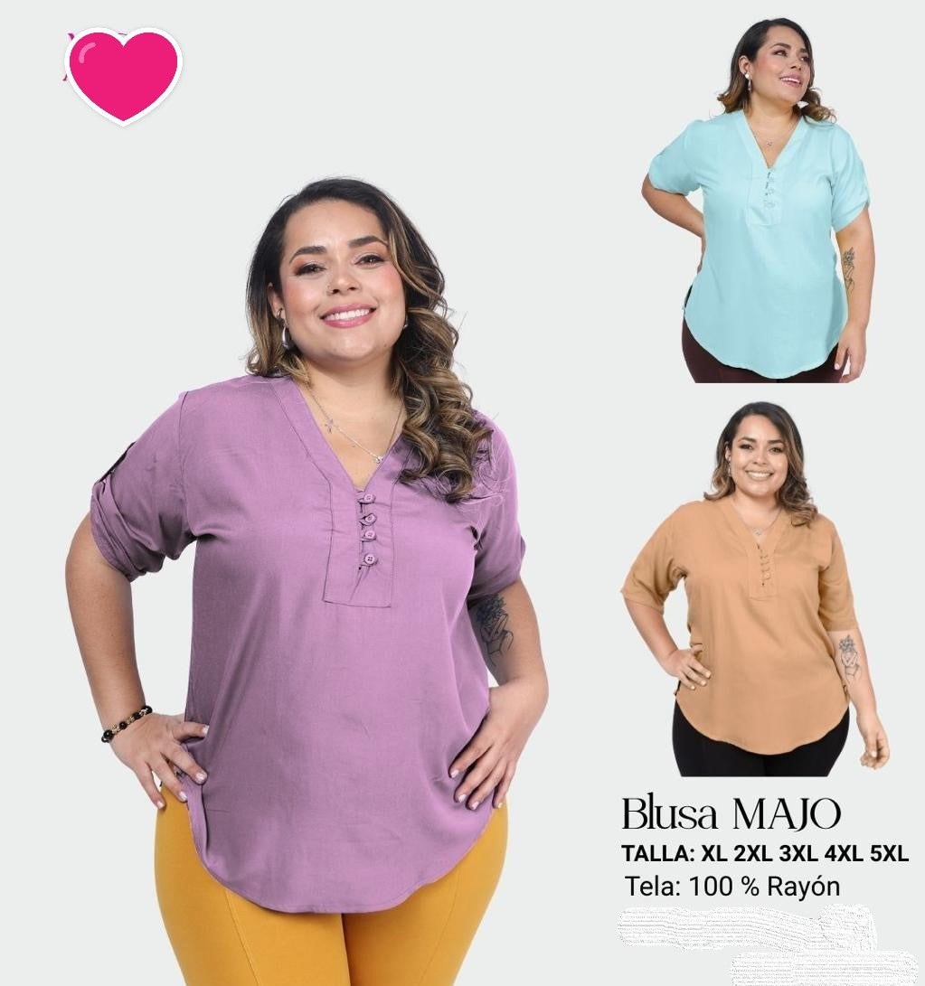 TALLA GRANDE 11 - BLUSAS XL HASTA 5XL