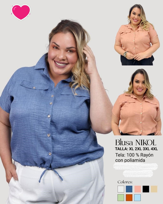 TALLA GRANDE 11 - BLUSAS XL HASTA 5XL