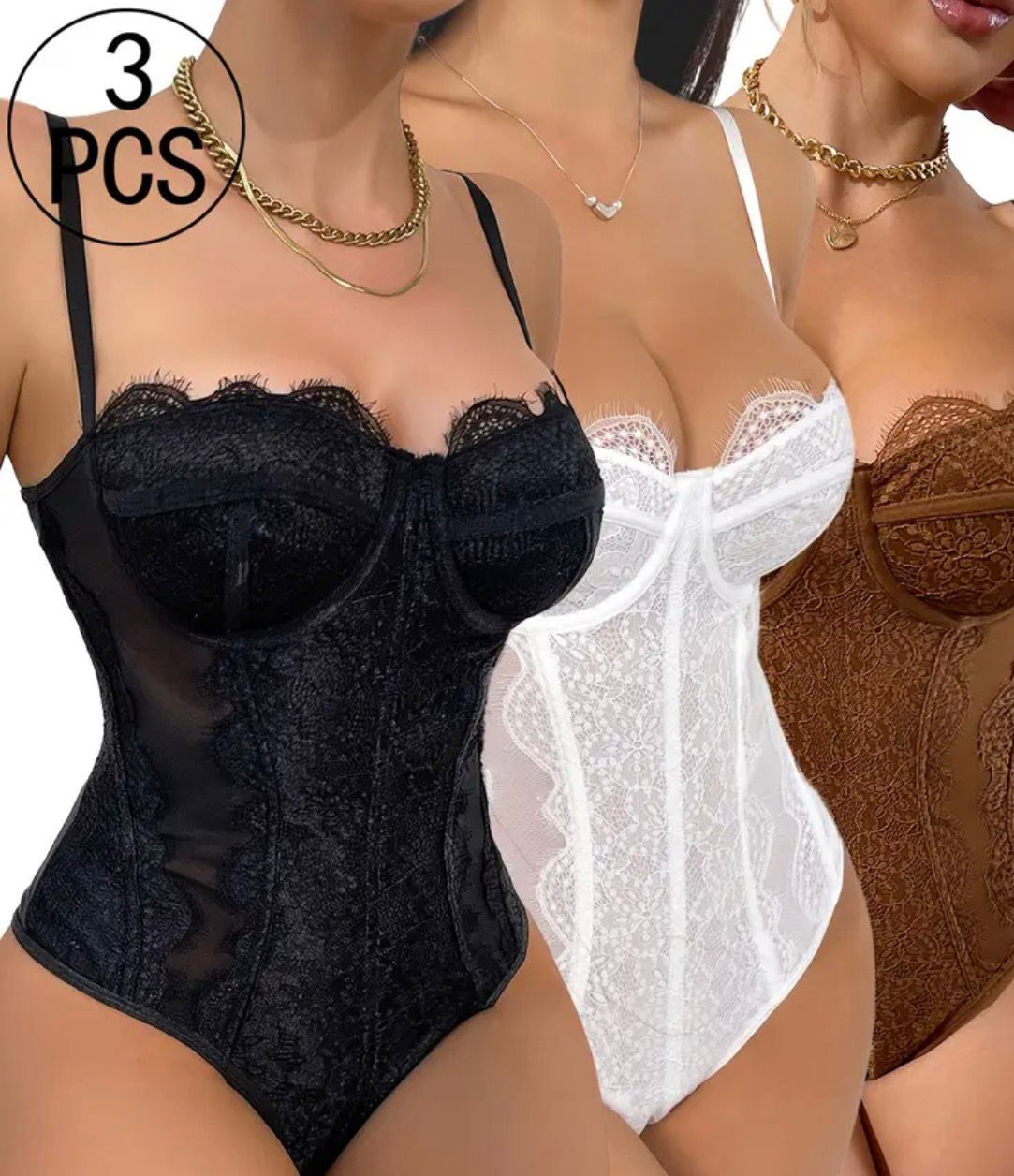 CORSET LARGO 02 4 - Body encaje
