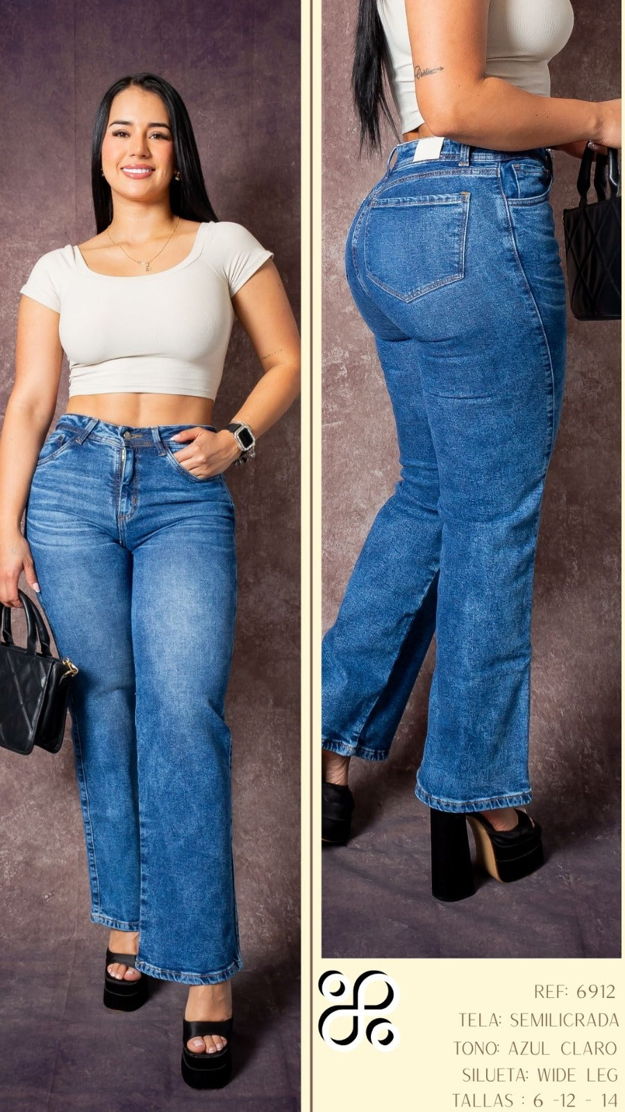 JEANS - Bota campana