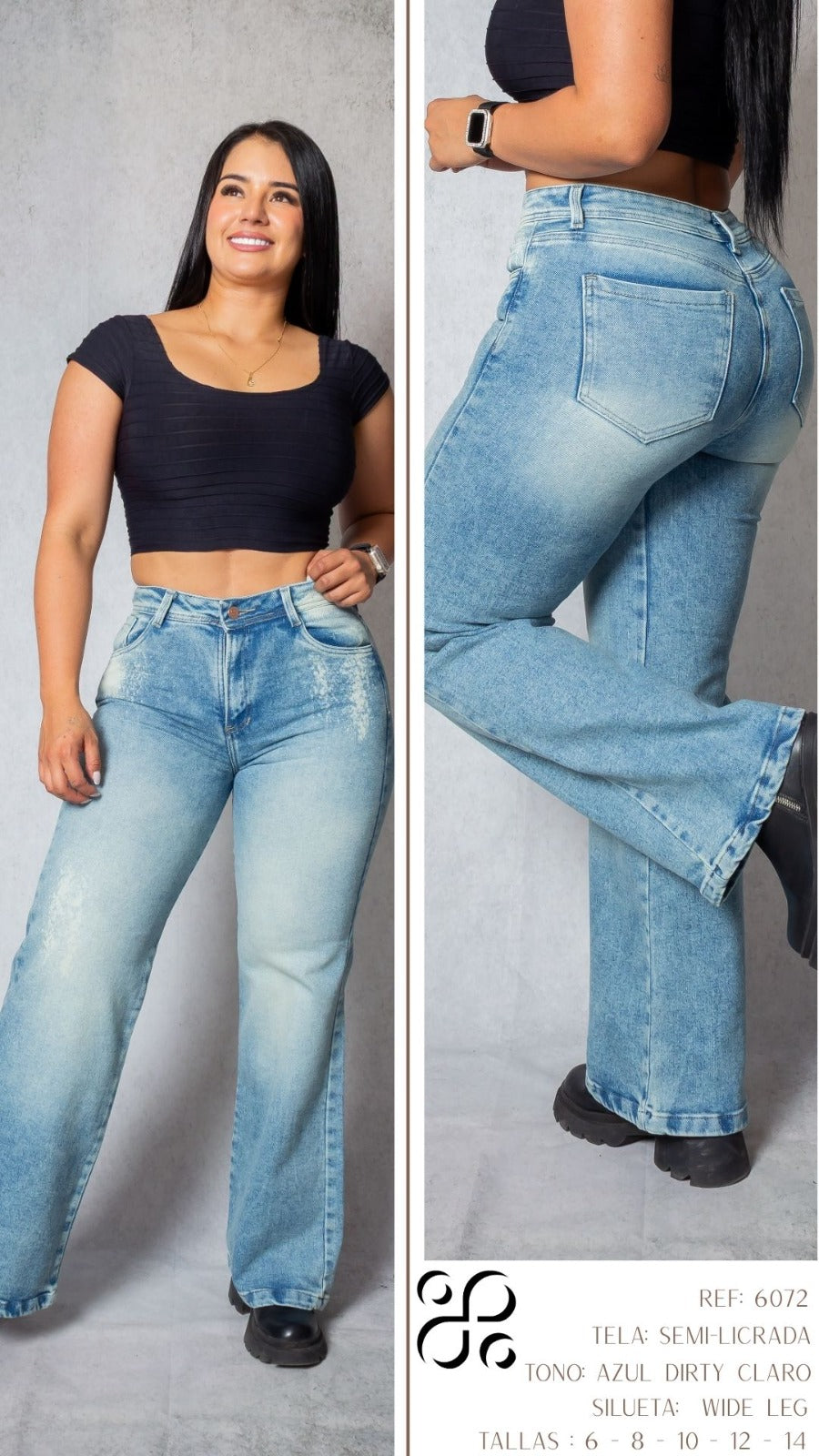 JEANS - Bota campana
