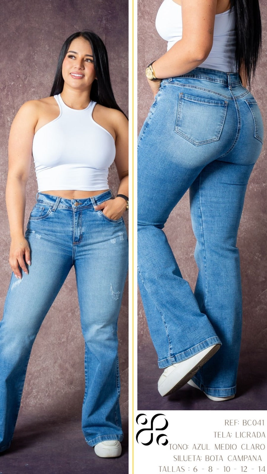 JEANS - Bota campana