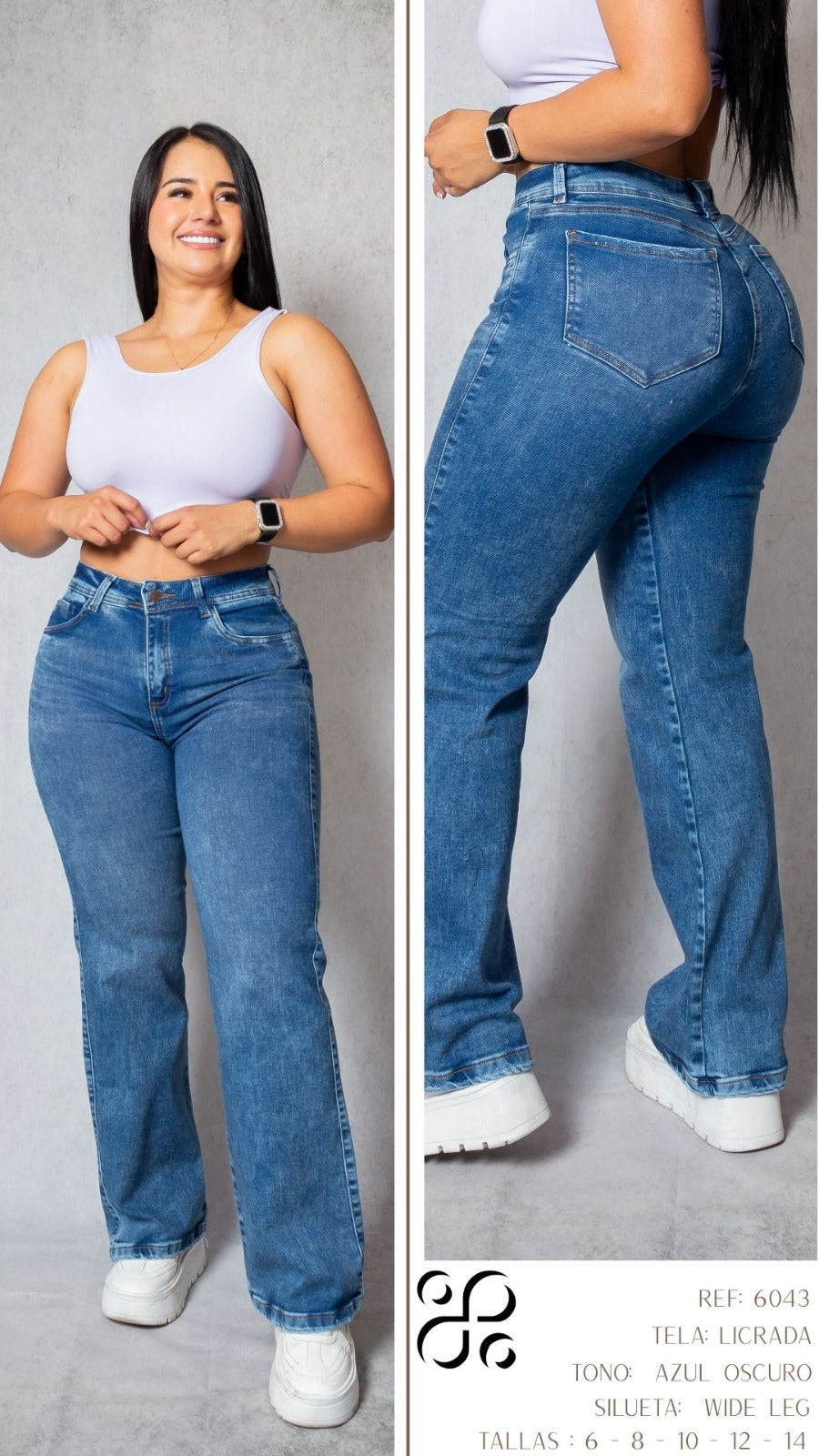 JEANS - Bota campana