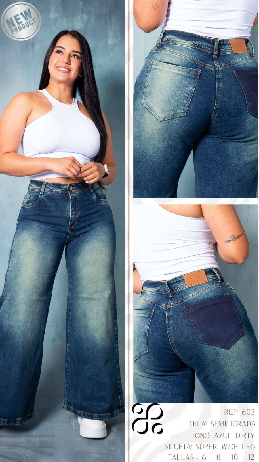 JEANS - Bota campana