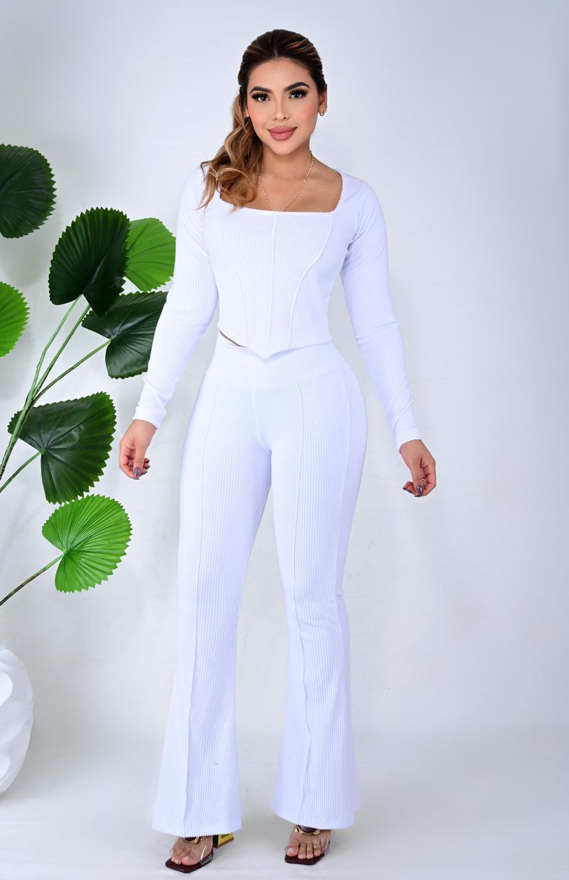 CONJUNTOS - 07 Conjunto Selena rib grueso licrado