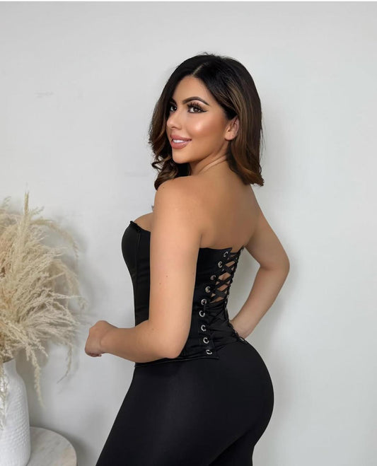 CORSET LARGO 02 1 - Corset Helen en cuero