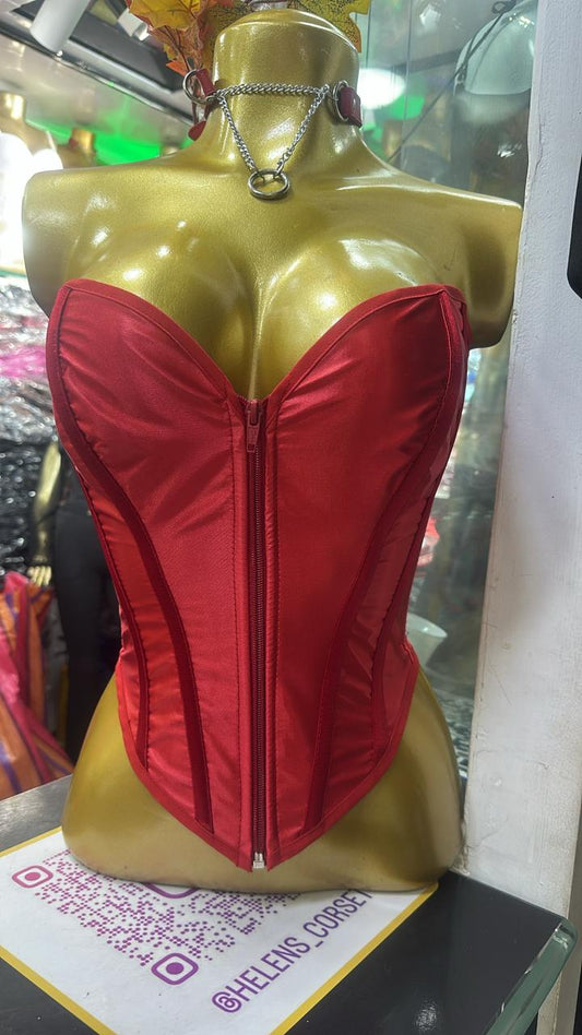 CORSET CORTO 01 5 - Corset satin