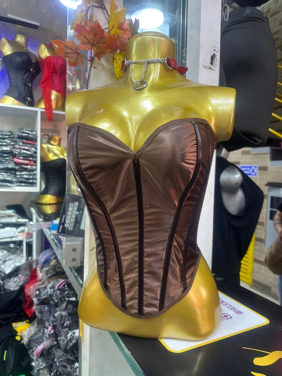 CORSET CORTO 01 5 - Corset satin