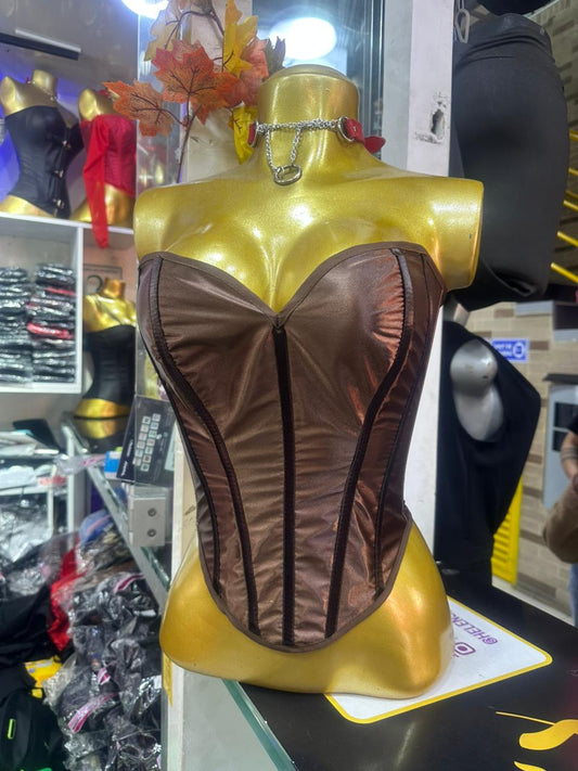 CORSET CORTO 01 5 - Corset satin