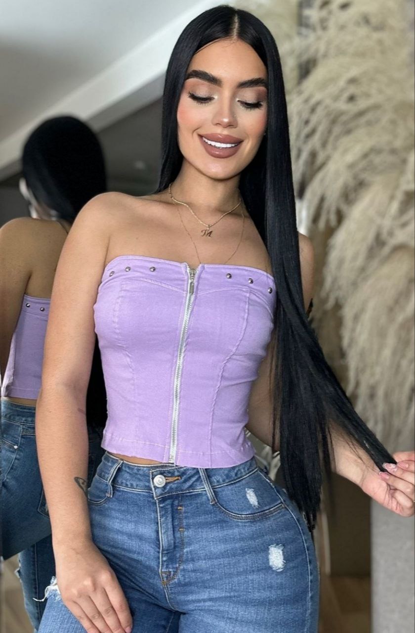 CORSETS - Corset straple cremallera