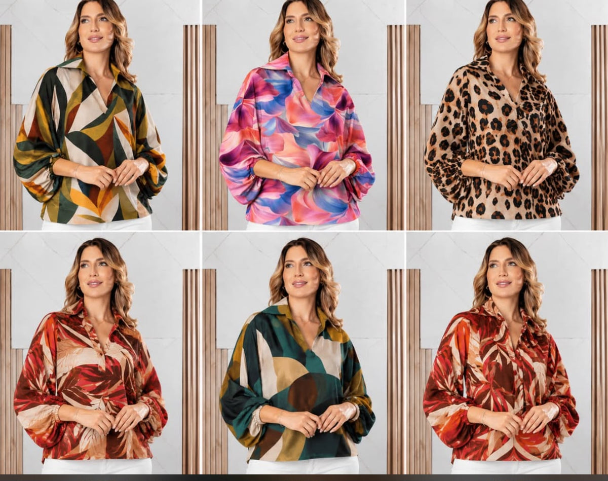 21 BLUSAS TROPICALES