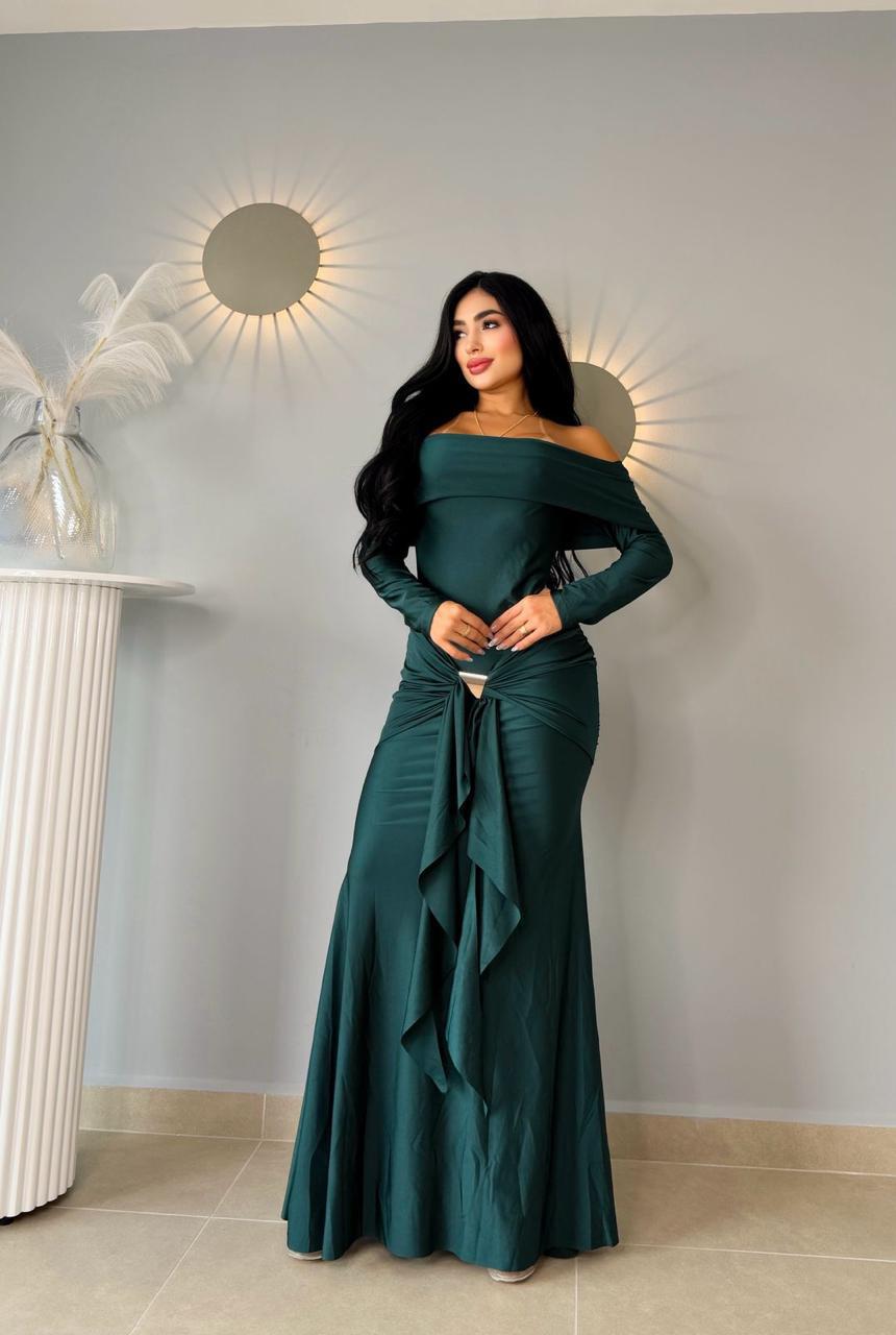 VESTIDOS LARGOS 20 - Karla manga larga