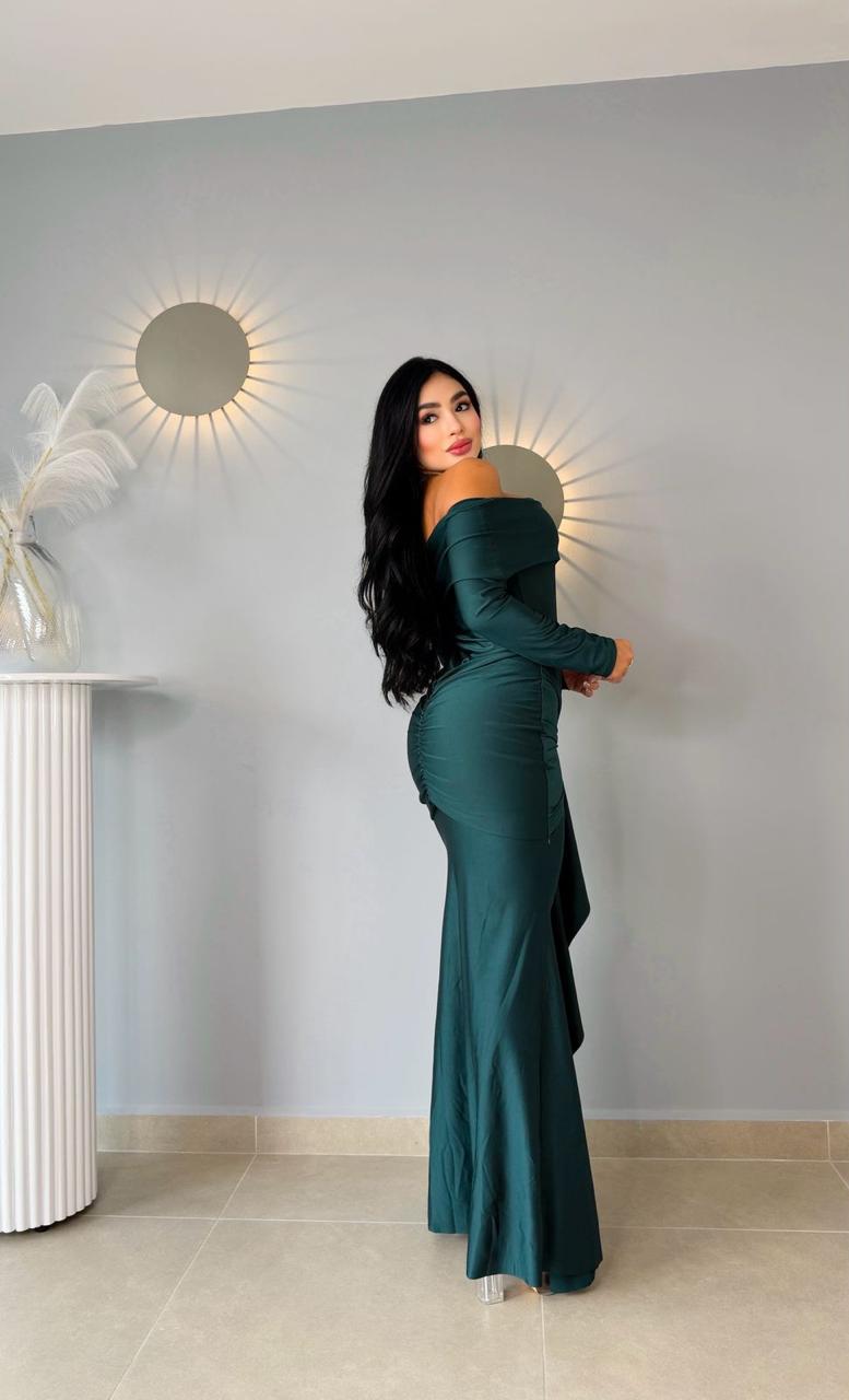 VESTIDOS LARGOS 20 - Karla manga larga