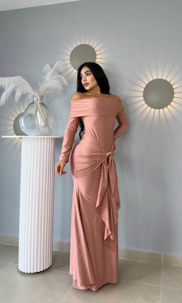 VESTIDOS LARGOS 20 - Karla manga larga