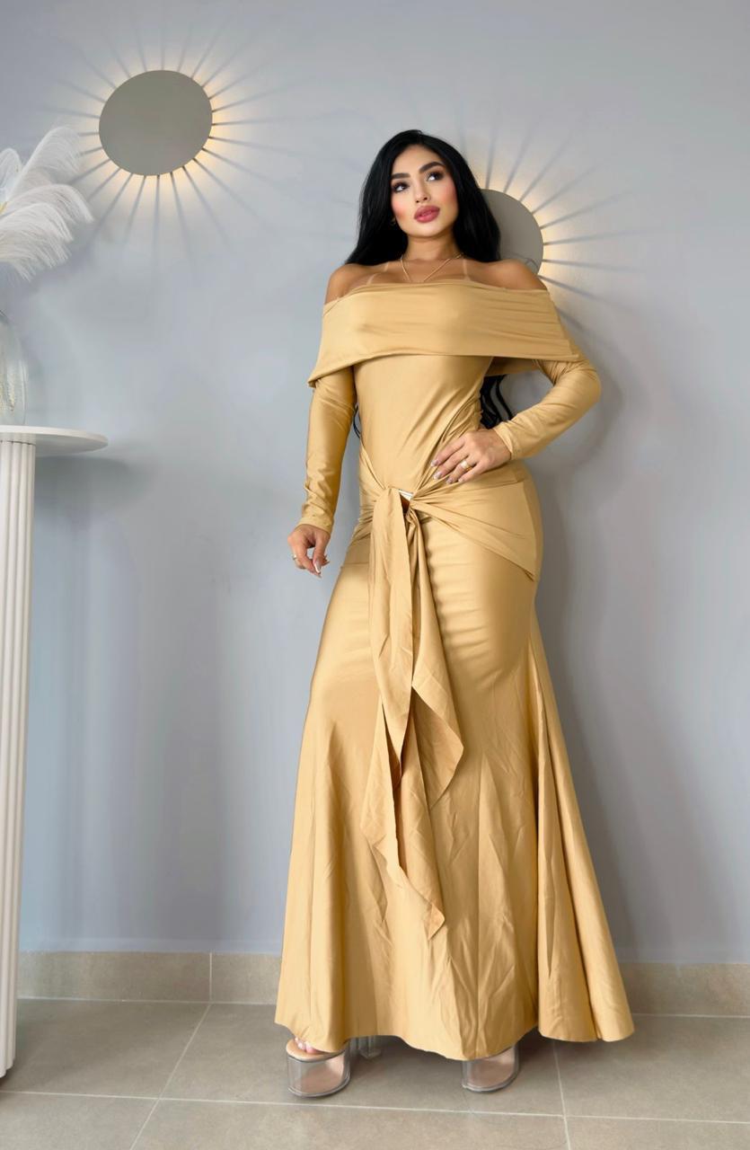 VESTIDOS LARGOS 20 - Karla manga larga
