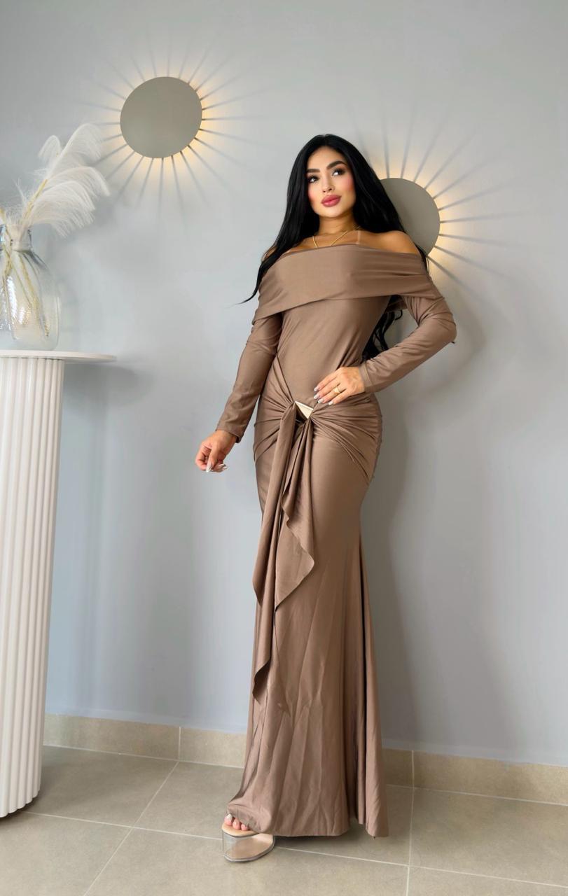VESTIDOS LARGOS 20 - Karla manga larga