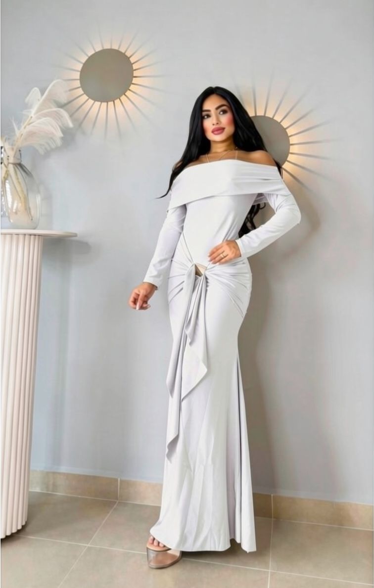 VESTIDOS LARGOS 20 - Karla manga larga