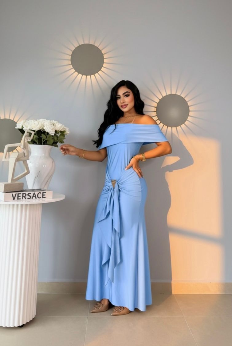 VESTIDOS LARGOS 20 - EFVL30 manga corta