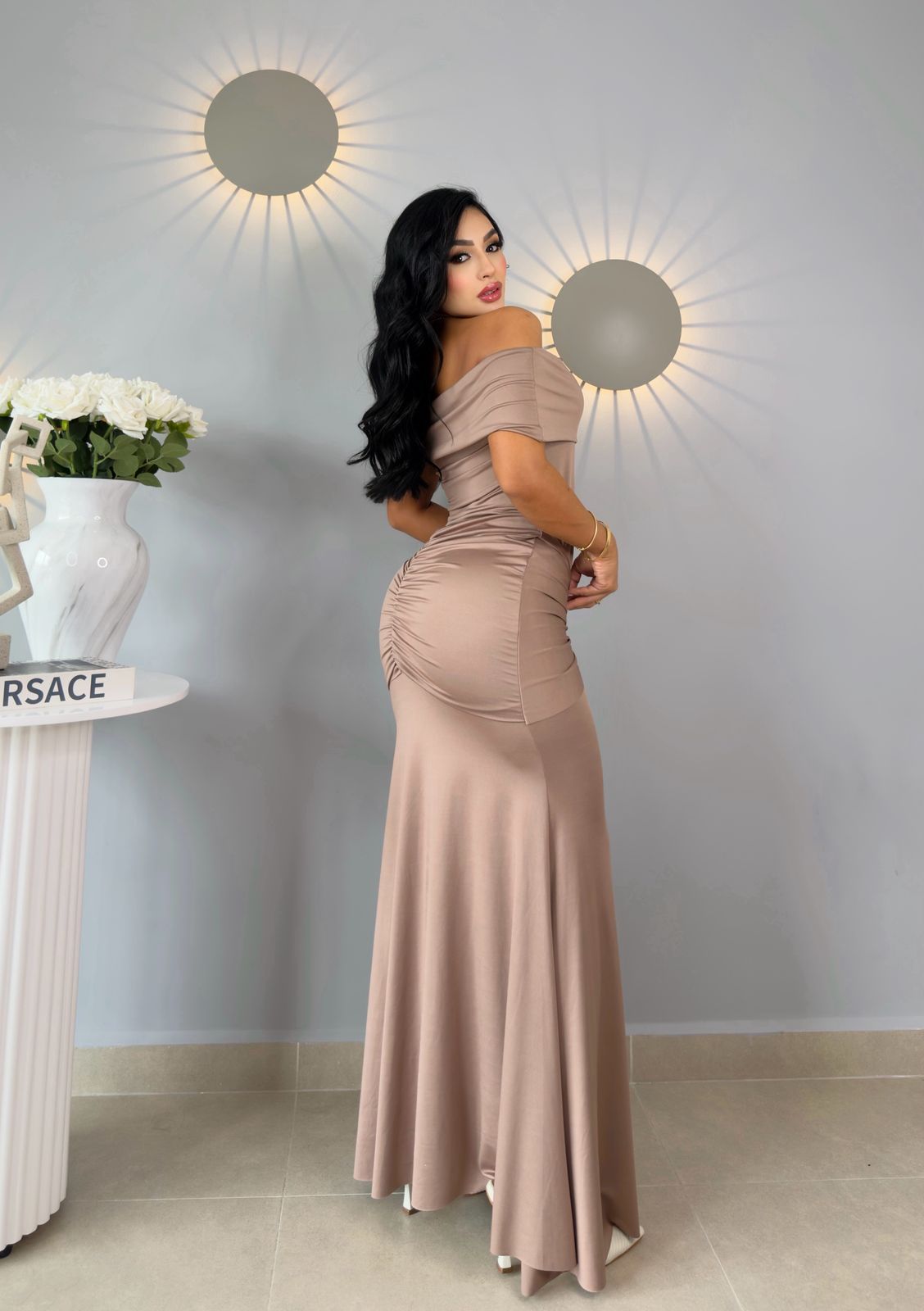 VESTIDOS LARGOS 20 - EFVL30 manga corta