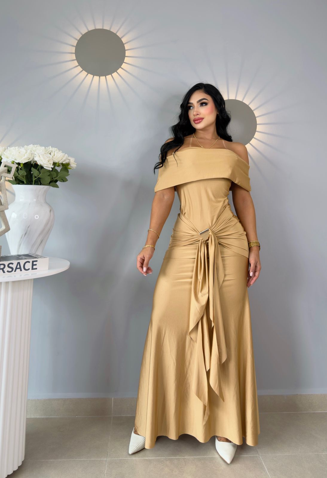 VESTIDOS LARGOS 20 - EFVL30 manga corta