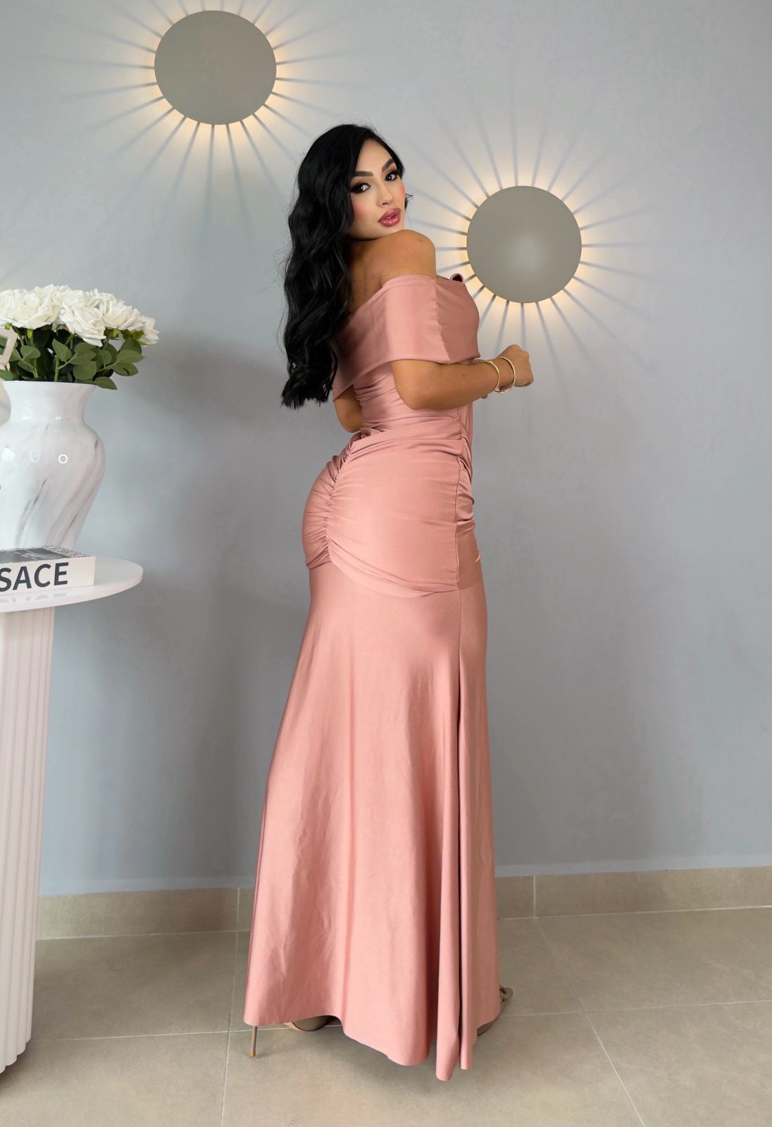 VESTIDOS LARGOS 20 - EFVL30 manga corta