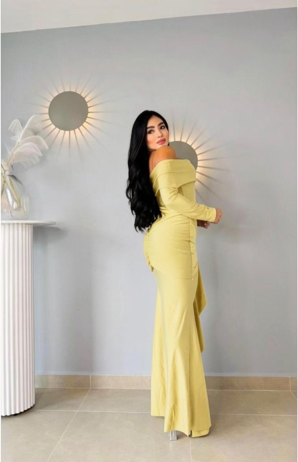 VESTIDOS LARGOS 20 - EFVL30 Manga larga