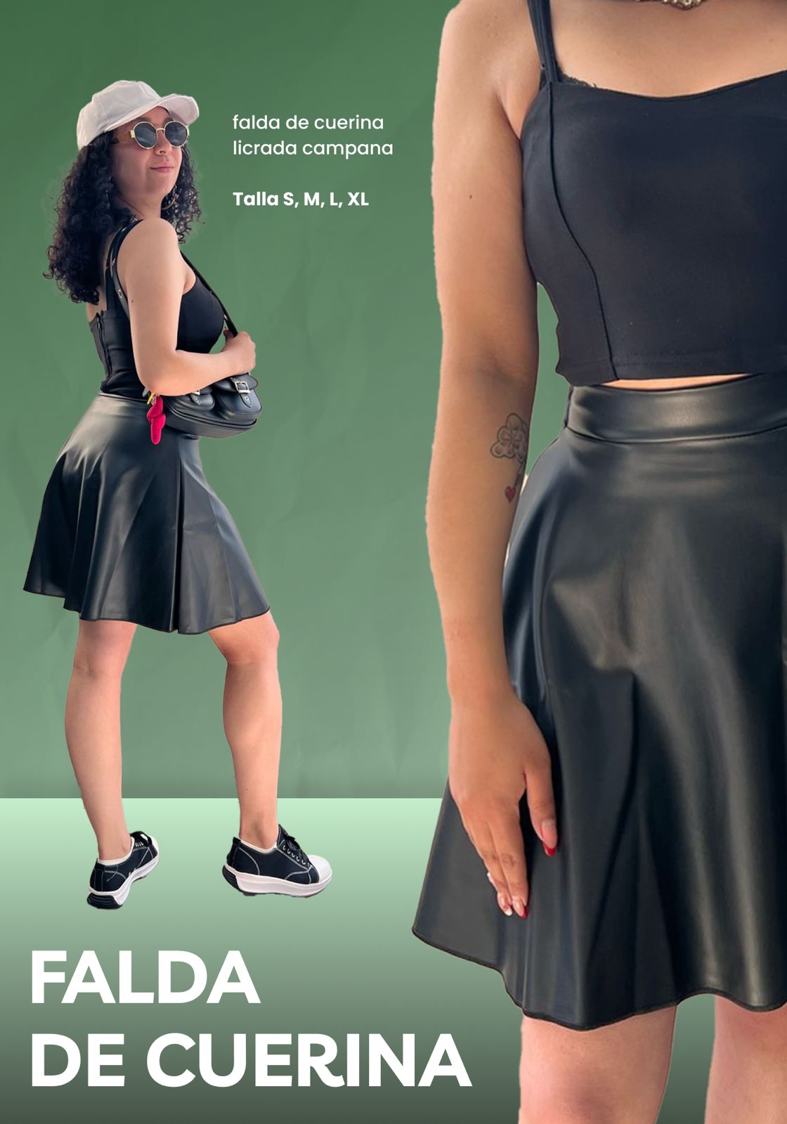 FALDAS EN CUERINA