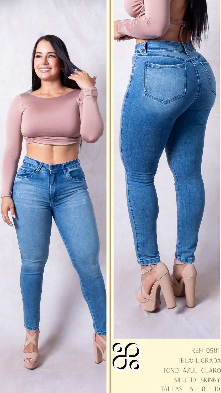 JEANS - Silueta skinny