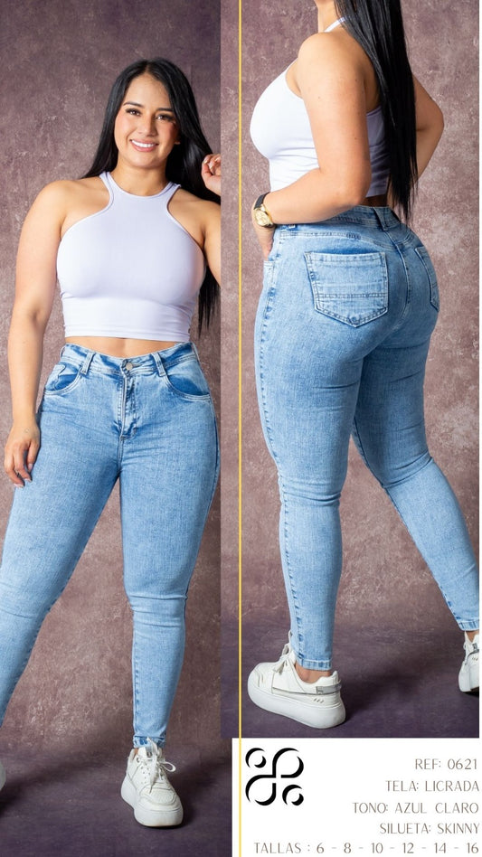 JEANS - Silueta skinny