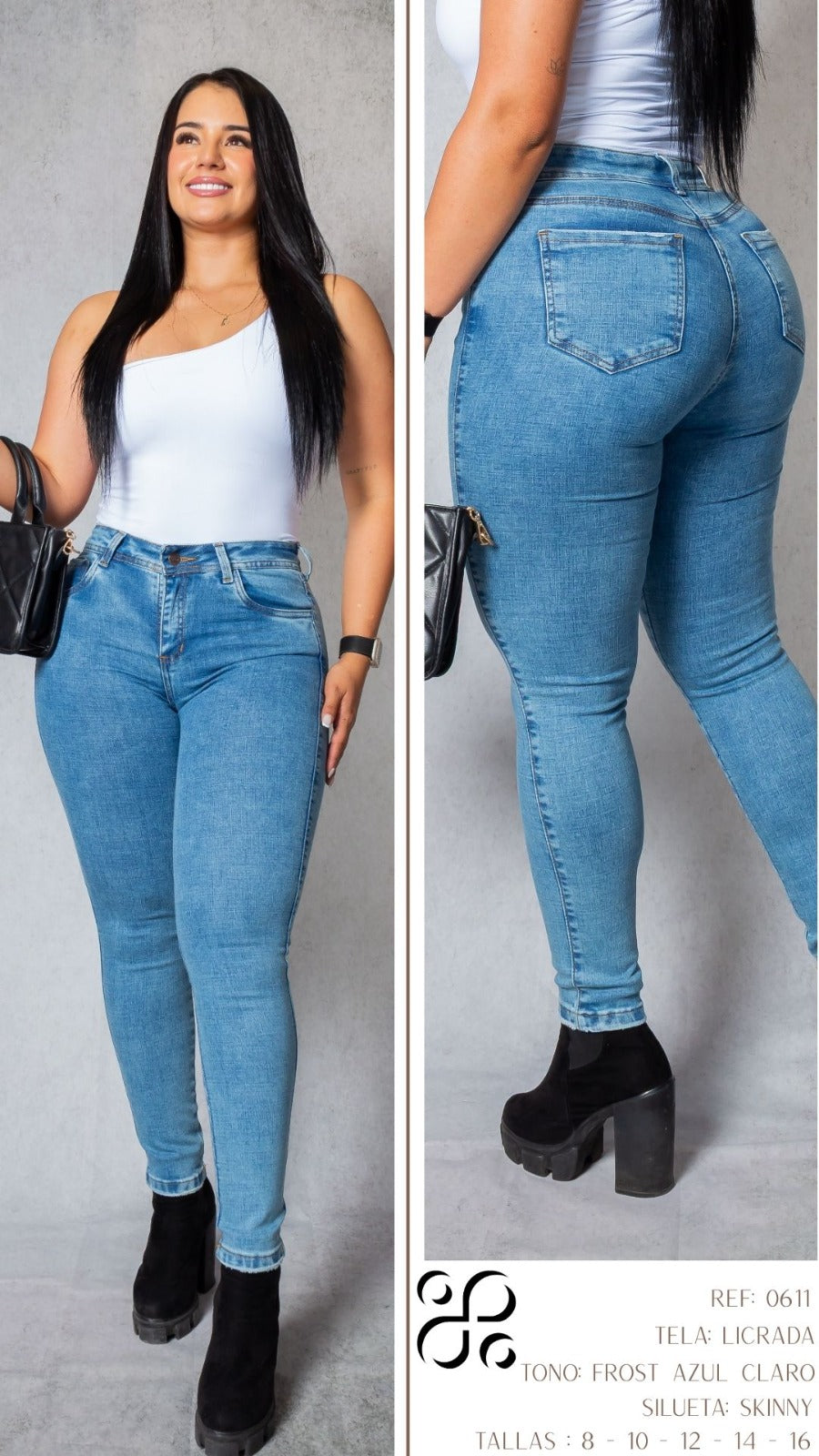 JEANS - Silueta skinny