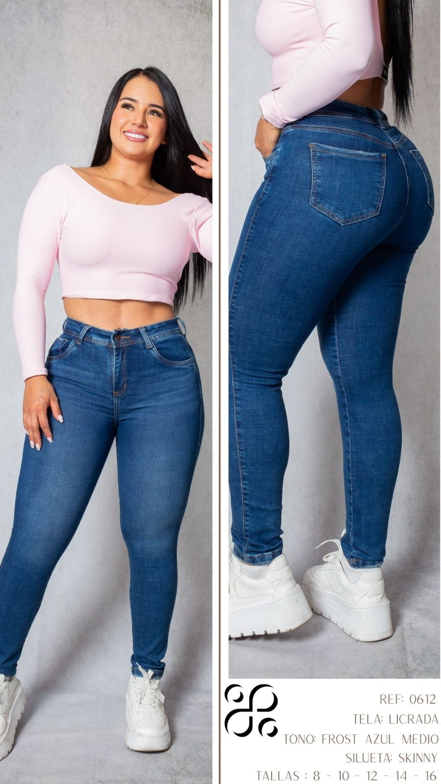 JEANS - Silueta skinny