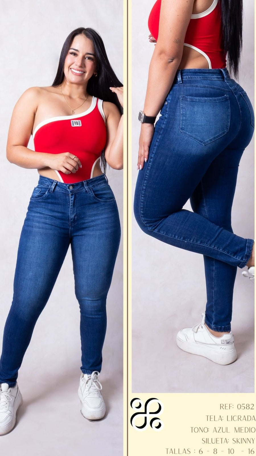 JEANS - Silueta skinny