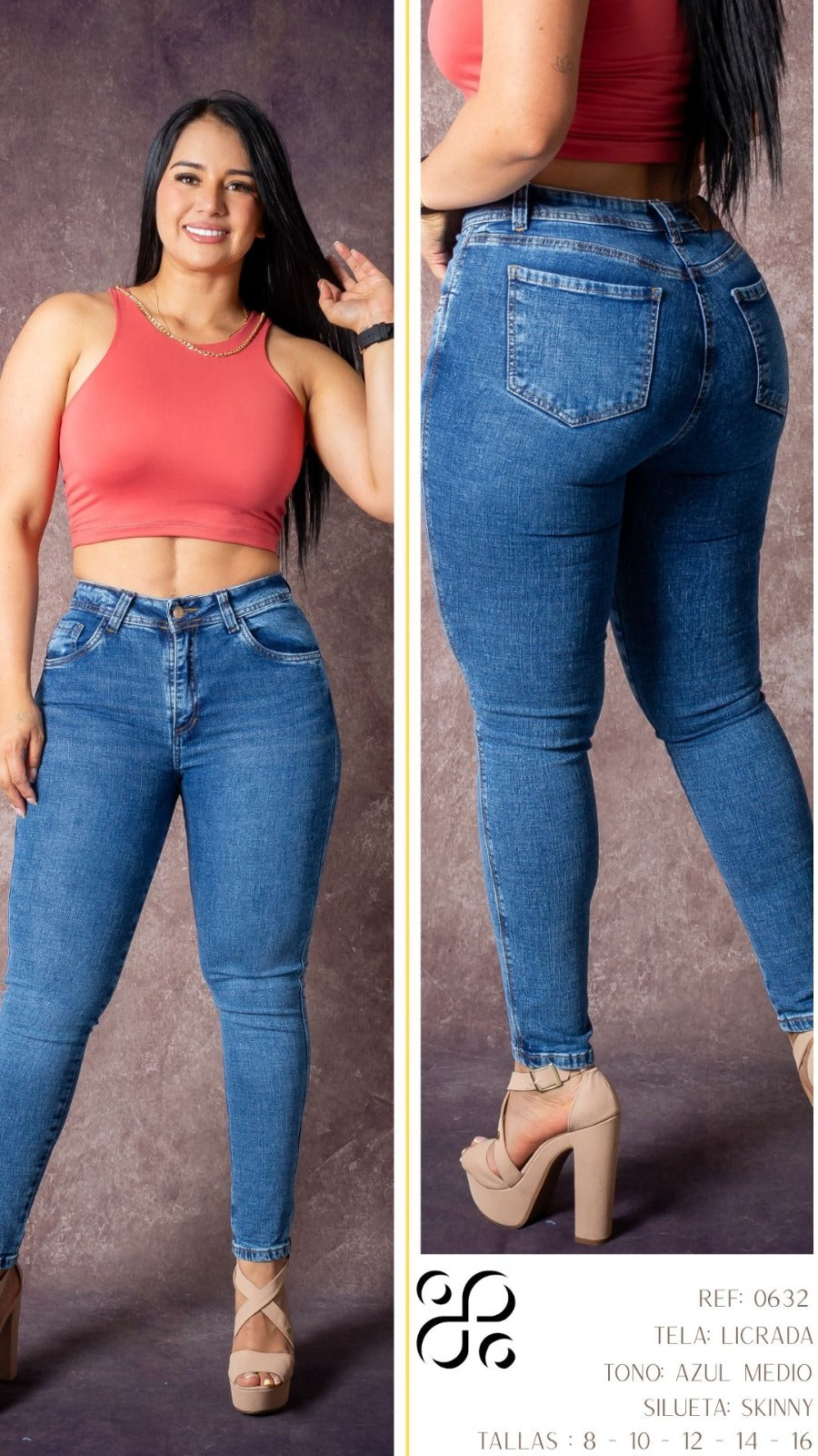 JEANS - Silueta skinny