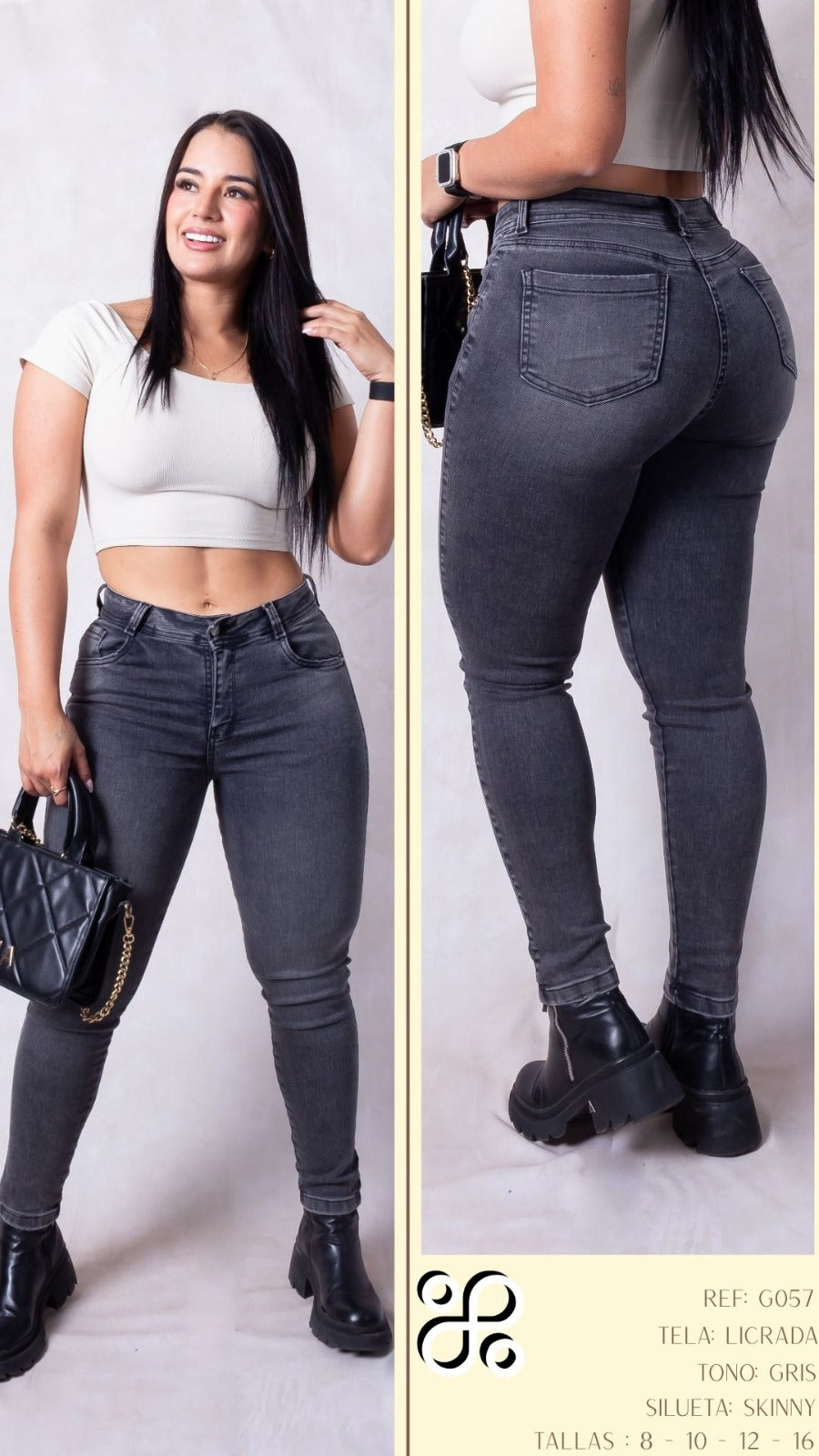 JEANS - Silueta skinny