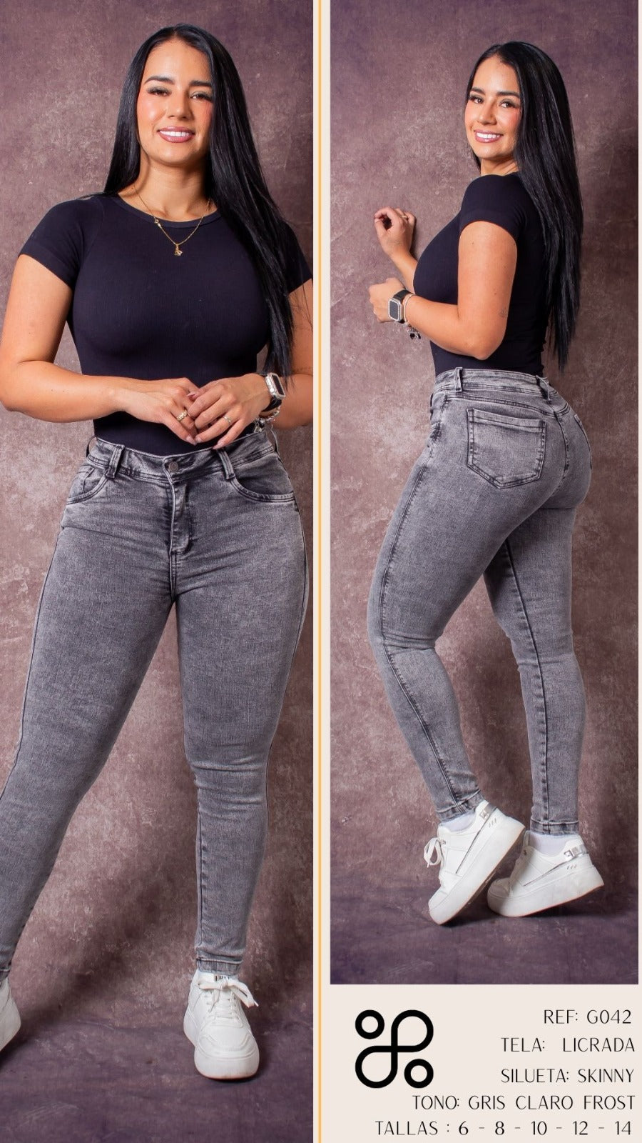 JEANS - Silueta skinny